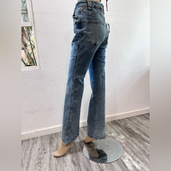 Good American Light Blue bootcut Leg Jeans - Picture 4 of 16